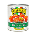 Isabella super heavy pizza sauce with basil in a #10 foodservice can