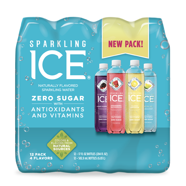 Sparkling Ice variety pack of twelve 17 fl oz bottles